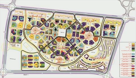 Map of the residential district R5 New Capital