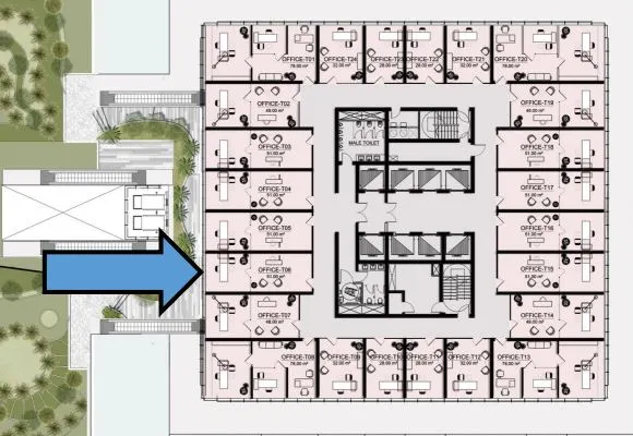 administrative unit for sale in taj tower new capital