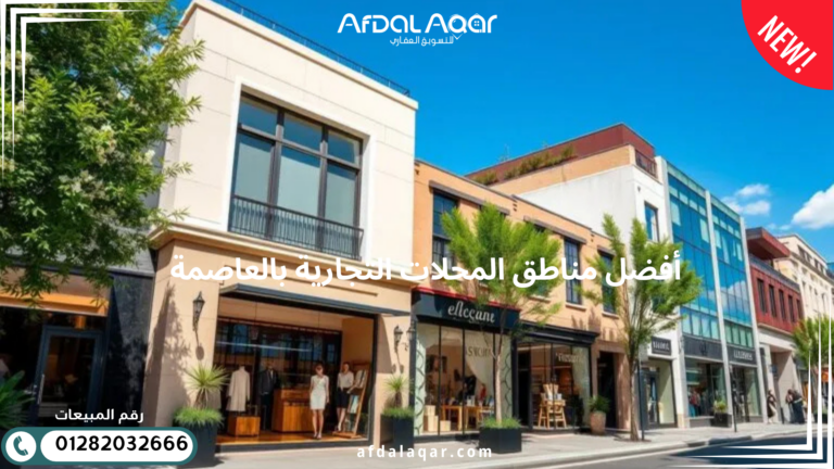 محلات في العاصمة الادارية الجديدة أفضل مناطق المحلات التجارية بالعاصمة