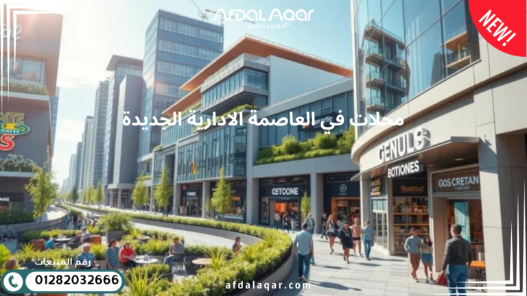 محلات في العاصمة الادارية الجديدة