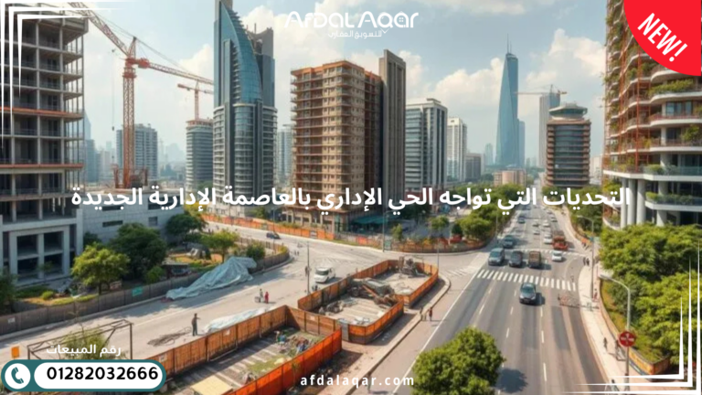 الحي الاداري بالعاصمة الادارية - موقعك الأمثل للاستثمار التحديات التي تواجه الحي الإداري بالعاصمة الإدارية الجديدة