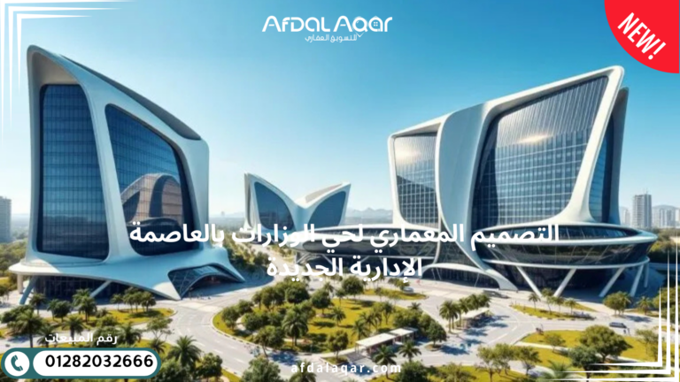 حي الوزارات بالعاصمة الإدارية الجديدة التصميم المعماري لحي الوزارات بالعاصمة الإدارية الجديدة