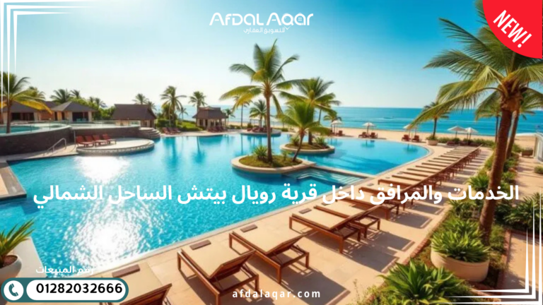 قرية رويال بيتش الساحل الشمالى الخدمات والمرافق داخل قرية رويال بيتش الساحل الشمالي
