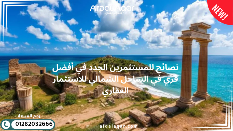 أفضل قري في الساحل الشمالي للاستثمار العقاري أفضل قري في الساحل الشمالي للاستثمار العقاري