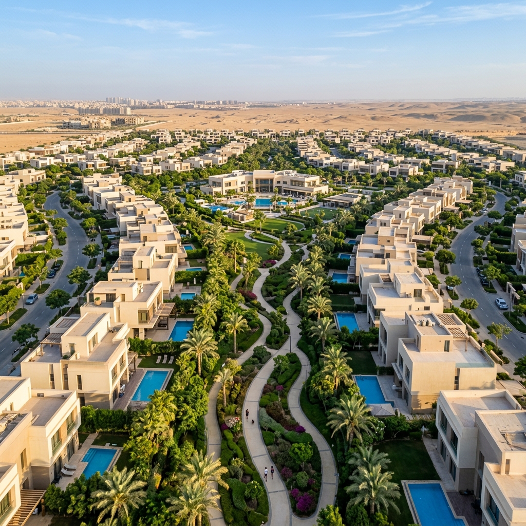 حدائق كمبوندات الشيخ زايد