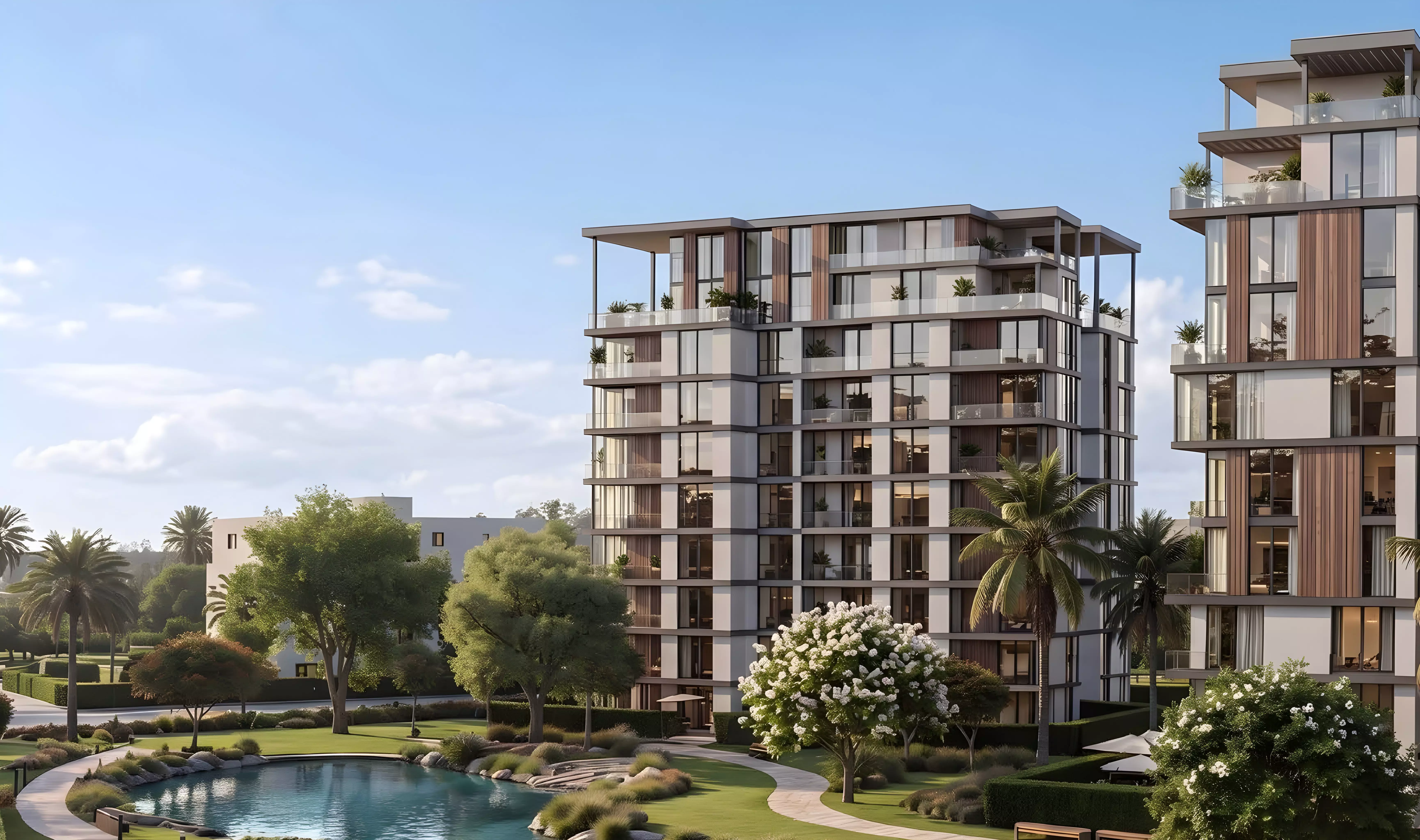 مشروع Central Water Residences في New Cairo - الأسعار والمساحات
