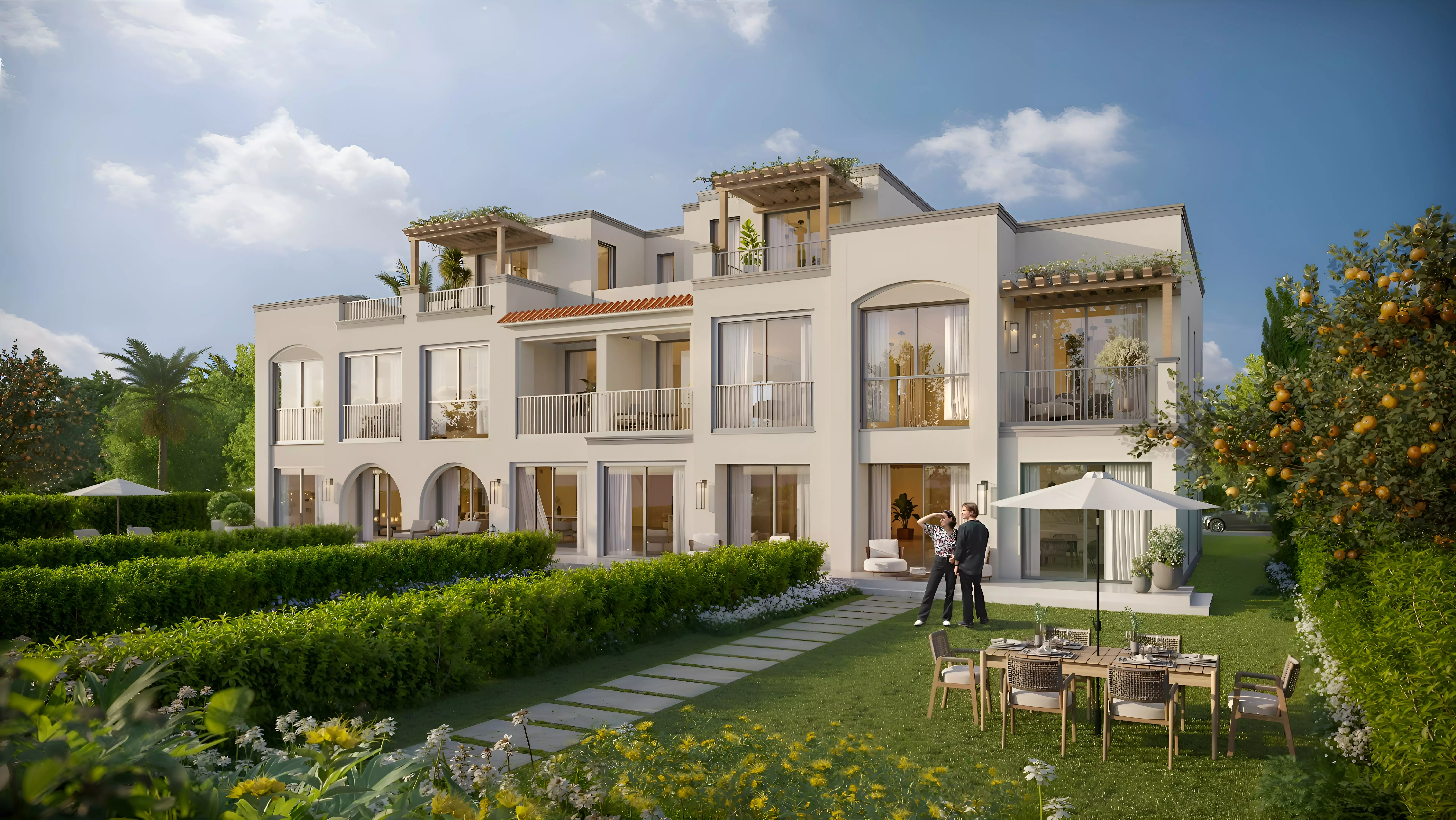 مشروع Flair Townhomes in Mivida Gardens By Emaar في Mostakbal City - الأسعار والمساحات