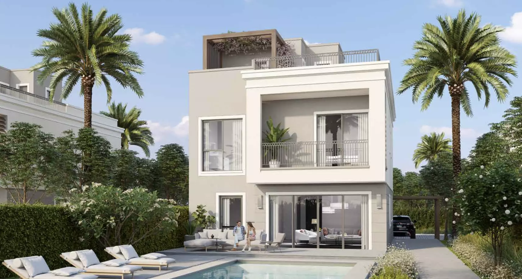 مشروع Garden Villas In Belle Vie By Emaar في Sheikh Zayed - الأسعار والمساحات