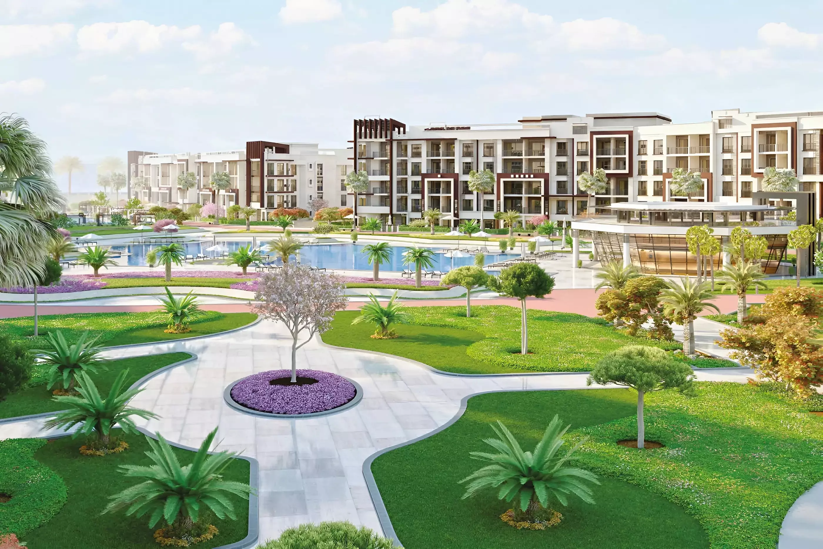 مشروع Nyoum Pyramids في 6th October - الأسعار والمساحات