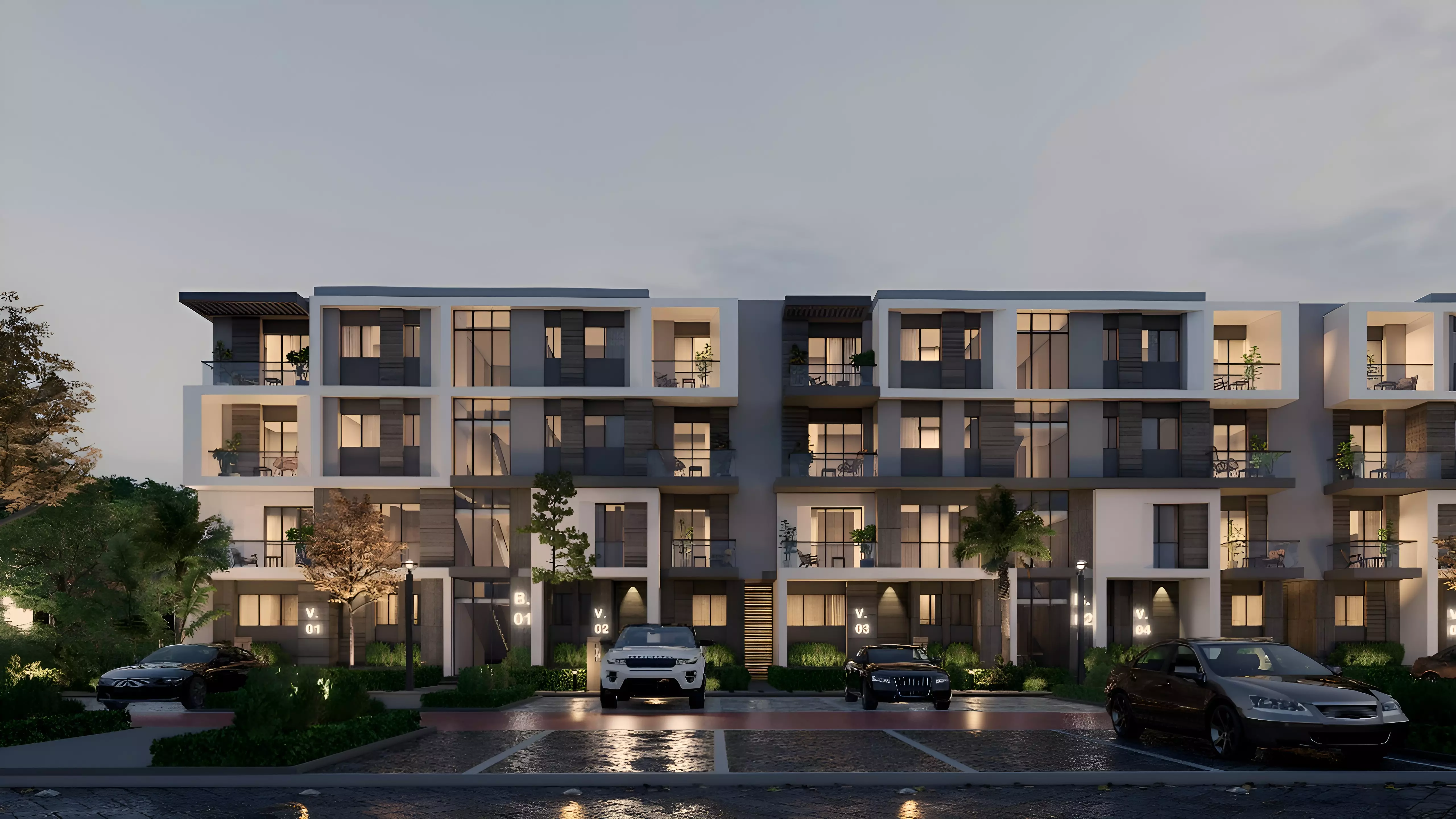 مشروع Terrace في Sheikh Zayed - الأسعار والمساحات