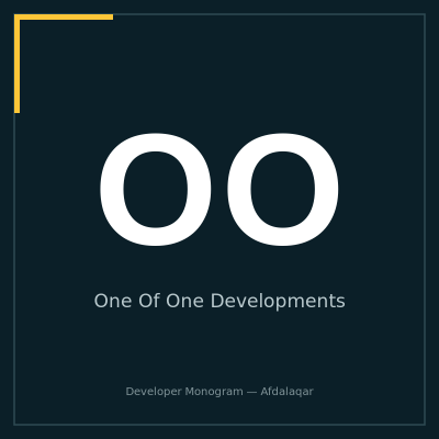 لوجو One Of One Developments