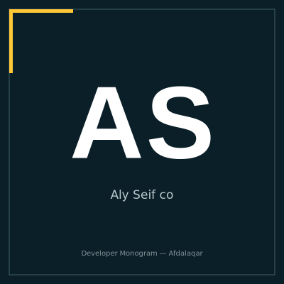 لوجو Aly Seif co