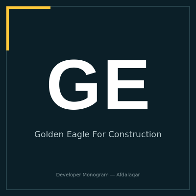 لوجو Golden Eagle For Construction