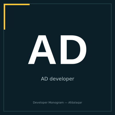لوجو AD developer