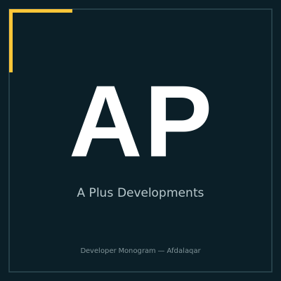 لوجو A Plus Developments