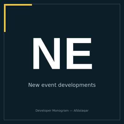 لوجو New event developments