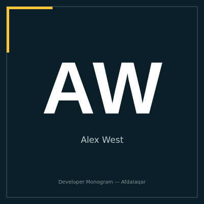 لوجو Alex West