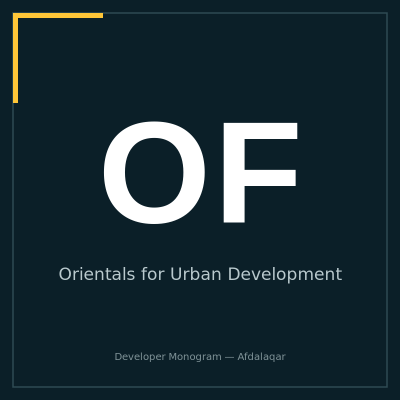 لوجو Orientals for Urban Development