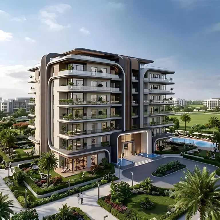 كمبوند Zaha Residence في غرب القاهرة — مباني سكنية عصرية بواجهات فاتحة ومساحات خضراء
