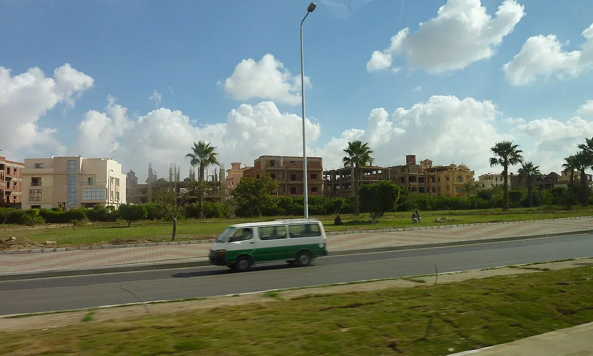مشهد عمراني من مدينة 6 أكتوبر