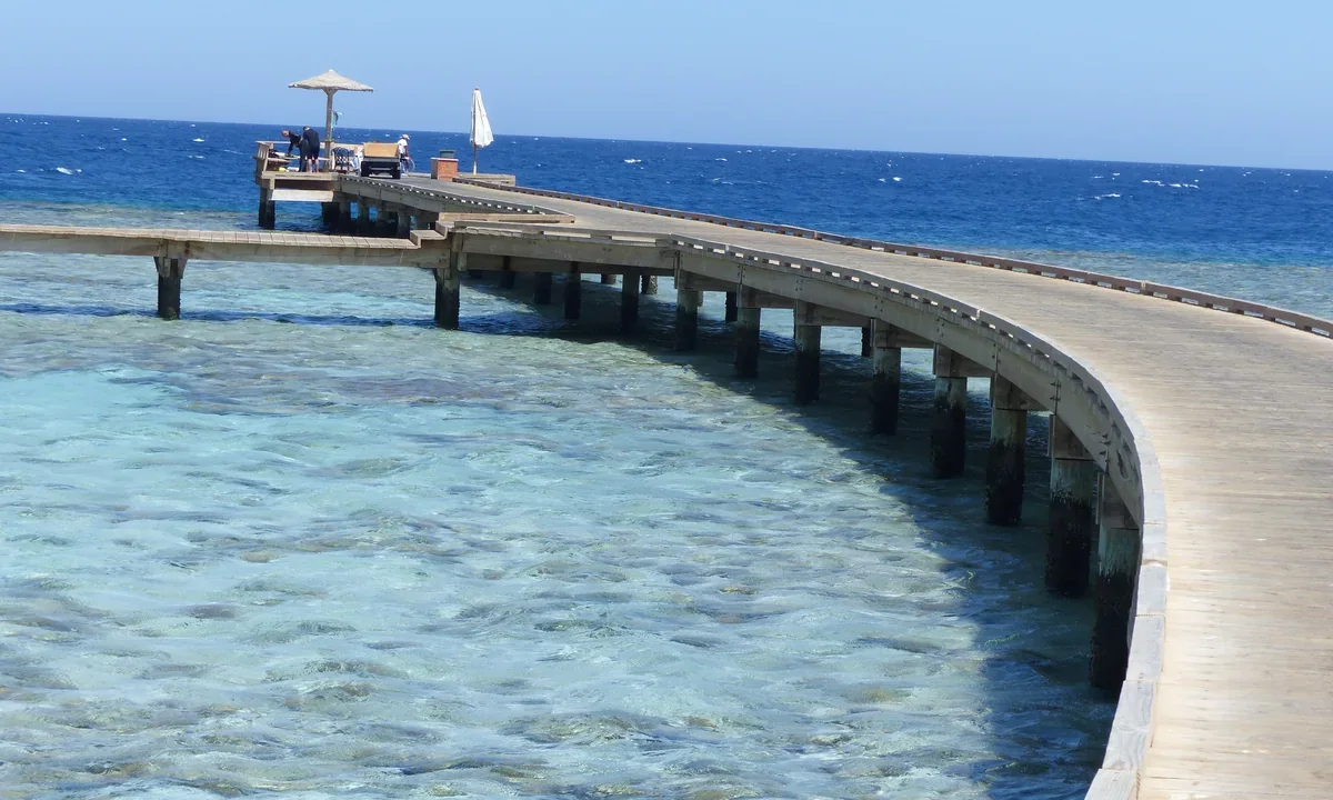 مرسى ومياه البحر الأحمر في سوما باي