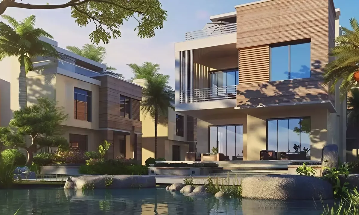 Cavana Lakes  Sarai القاهرة الجديدة كمعلم عمراني داخل طريق القاهرة السويس